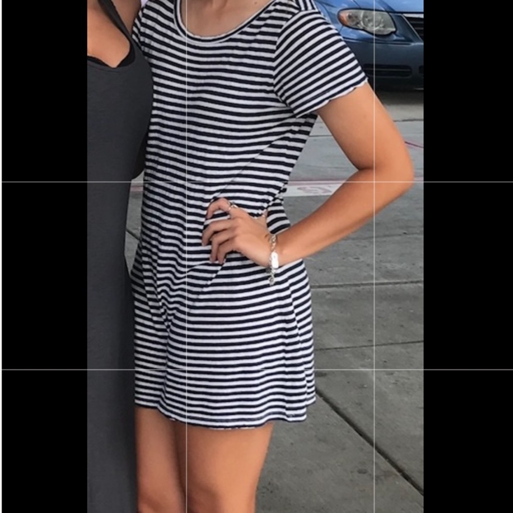 Striped T-Shirt Dress